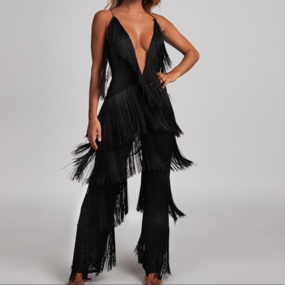 Fringe jumpsuit